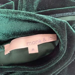 Velvet High Neck Dress